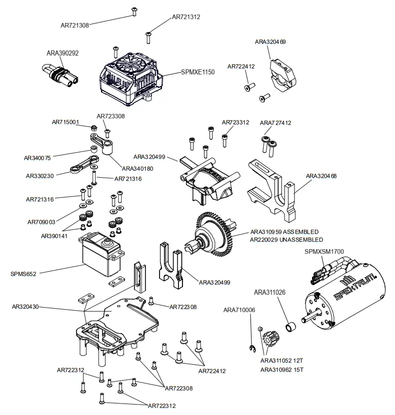 HORIZON HOBBY 9780505 Speed Monster Truck - fig 13
