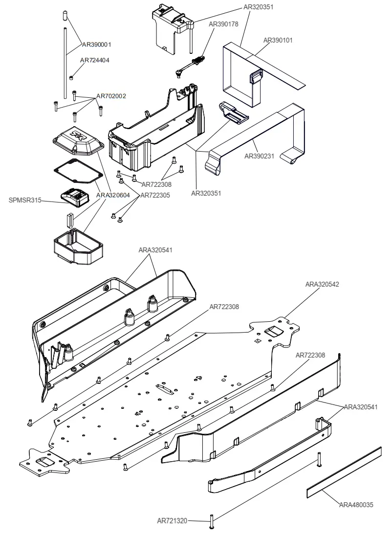 HORIZON HOBBY 9780505 Speed Monster Truck - fig 17