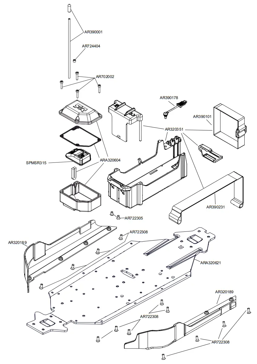 HORIZON HOBBY 9780505 Speed Monster Truck - fig 19