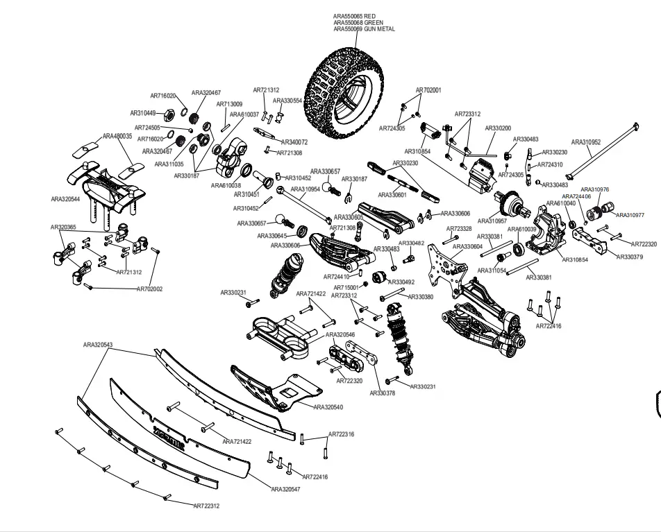 HORIZON HOBBY 9780505 Speed Monster Truck - fig 22