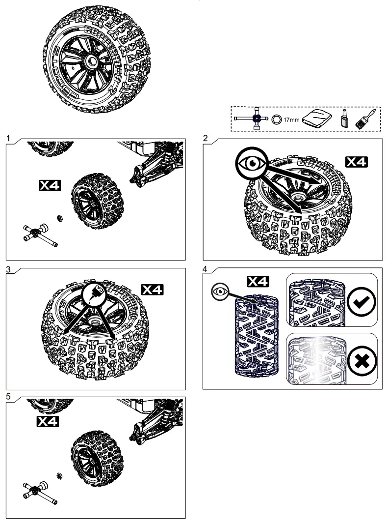 HORIZON HOBBY 9780505 Speed Monster Truck - fig 41