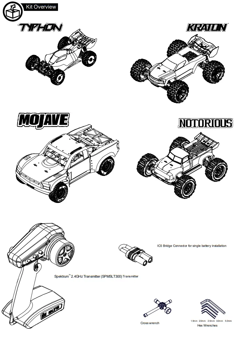 HORIZON HOBBY 9780505 Speed Monster Truck - fig