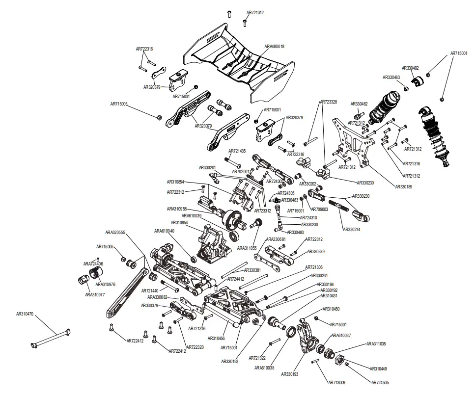 HORIZON HOBBY 9780505 Speed Monster Truck - fig 9