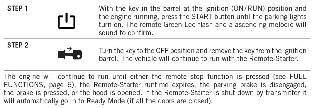 FORTIN RM442 Security System Remote Car Starter 11