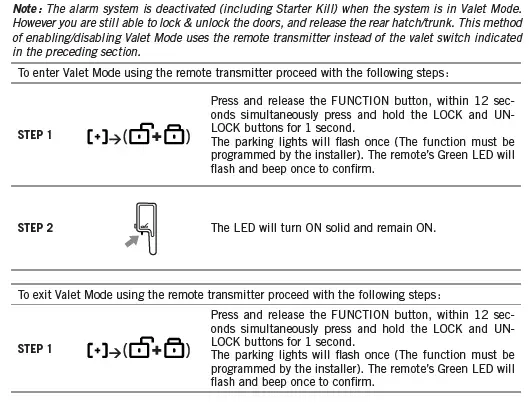 FORTIN RM442 Security System Remote Car Starter 15