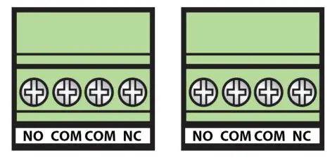 zap ACC401 Outdoor Emergency Door Release Fire Alarm Button - Connections - ACC410-411