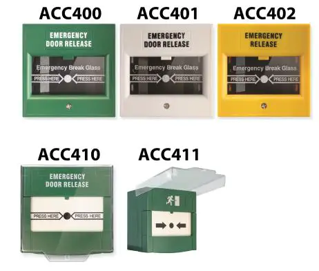 zap ACC401 Outdoor Emergency Door Release Fire Alarm Button - overview