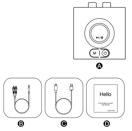 Shenzhen 1mii Technologies ML200 Wireless Audio Receiver - blutoot addeter