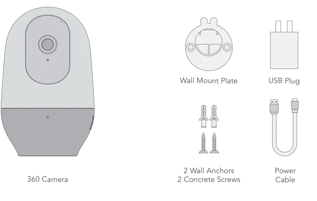 Nooie-Bab-Monitor- WiF-iPet-Camera-Indoor,-360-degree-Wireless-IP-Camera-fig-1