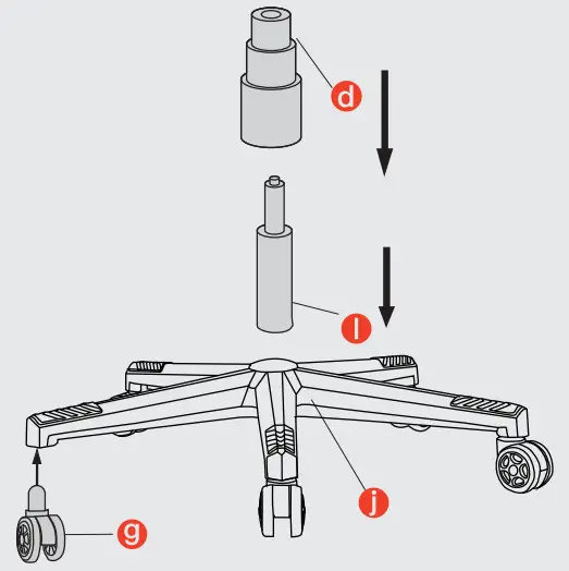 GTPLAYER GT002 Adjustable Gaming Chair - chair of installation 2