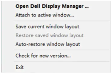 DELL P2723D Smart Monitor - Restoring Application Positions 1