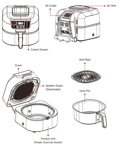MasterPRO BGMP 9148 Smokeless Grill-fig1
