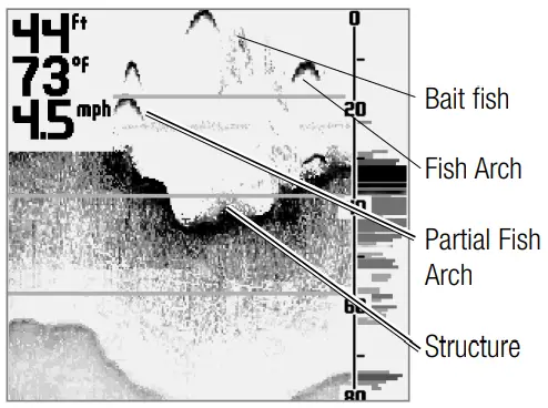 HUMMINBIRD Legend 2000 Series GPS Receiver - Bait fish