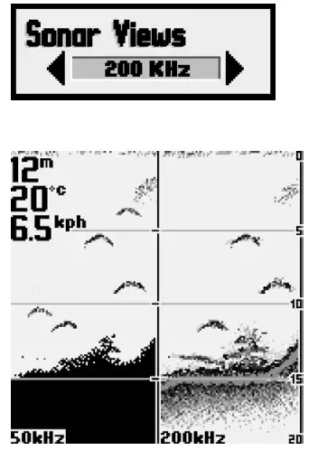 HUMMINBIRD Legend 2000 Series GPS Receiver - Sonar View