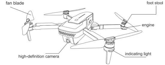 TOPE TE F360 Four Axis GPS Drone - fig1