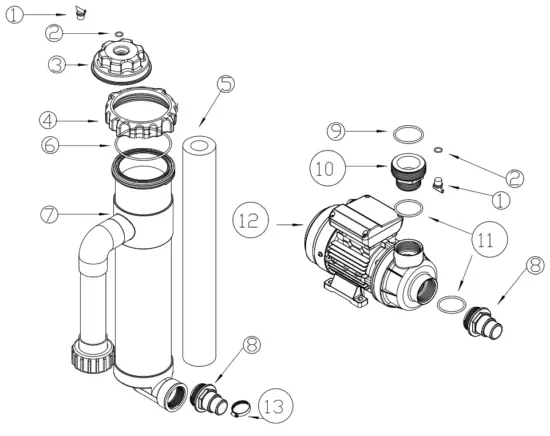 SWIMLINE 70026 Cleaner Cartridge Filter System - fig2