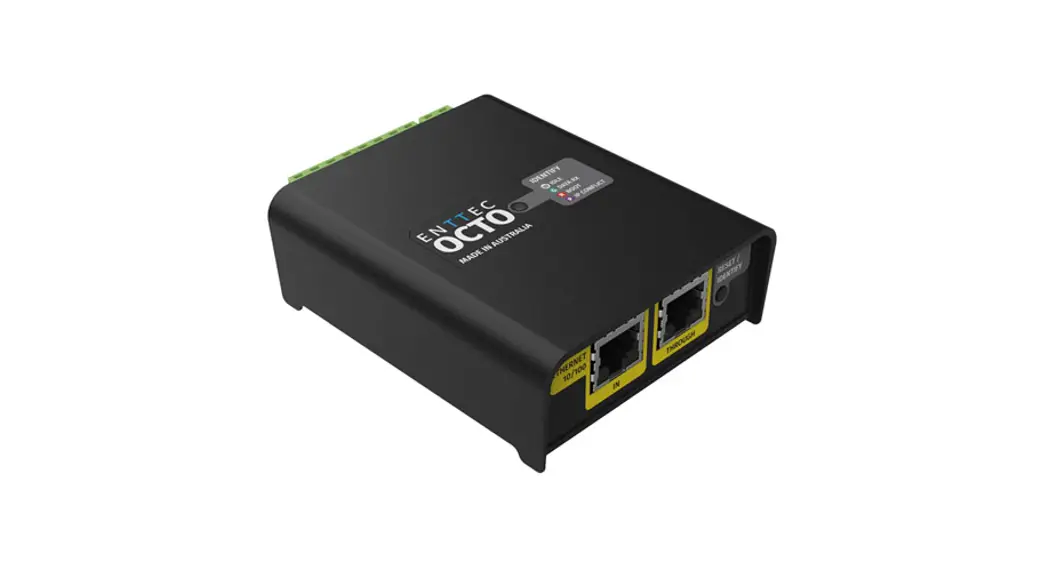 Enttec Octo Mk2 8 Universe Edmx To Led Pixel Controller User Manual