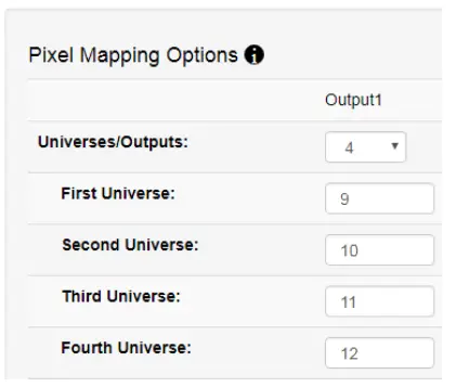 ENTTEC OCTO MK2 8 Universe eDMX to LED Pixel Controller - fig 11