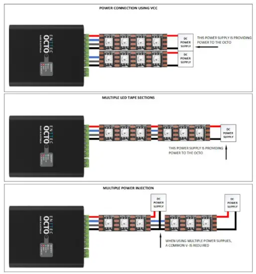 ENTTEC OCTO MK2 8 Universe eDMX to LED Pixel Controller - fig 2