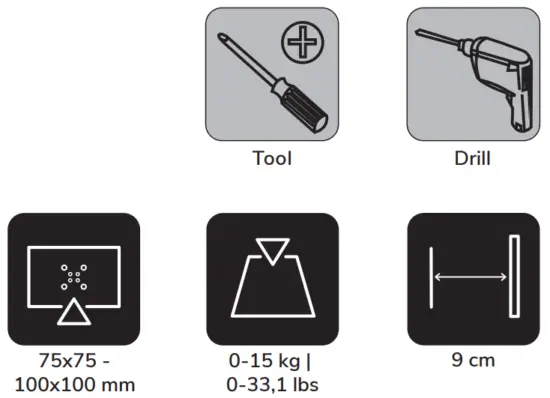 Neomounts FPMA W812 TV Wall Mount - FIG 1