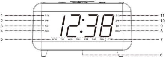 EMERSON CKS1521 SmartSet Clock Radio with Bluetooth Speaker 03