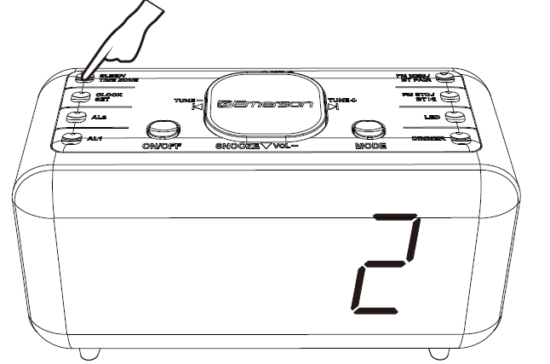 EMERSON CKS1521 SmartSet Clock Radio with Bluetooth Speaker 06
