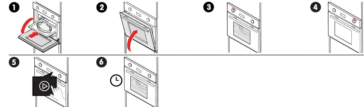 ELVITA CUI4724S White Convection Oven with Meat Thermometer 1