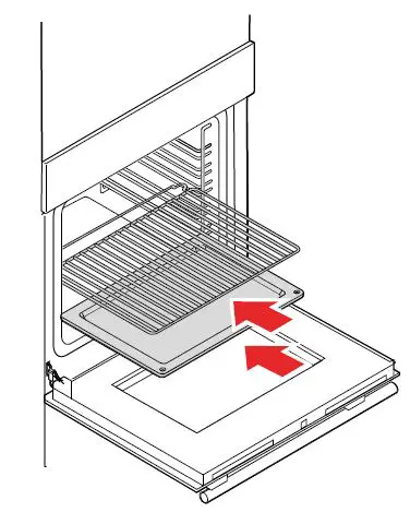 ELVITA CUI4724S White Convection Oven with Meat Thermometer 6