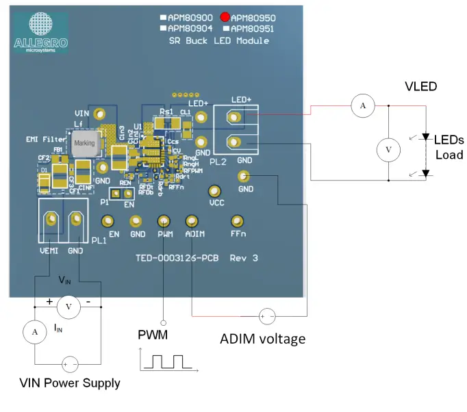 ALLEGRO APM80950 Evaluation Board 4