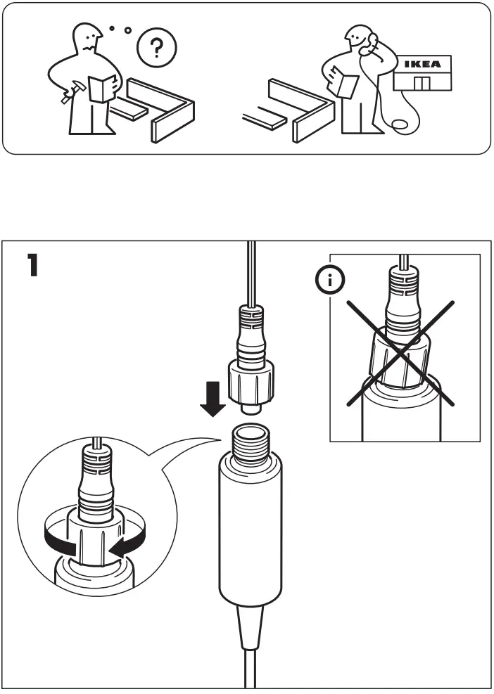 IKEA J2113 SVARTRA LED String Light with 12 Lights - fig1