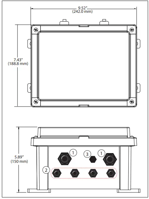 RICE LAKE JB4ES TuffSeal Light to Mid Range Capacity Junction Box 3