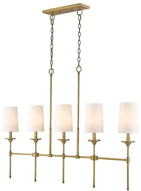 lowes 49300325 5 Light Chandelier--fig1
