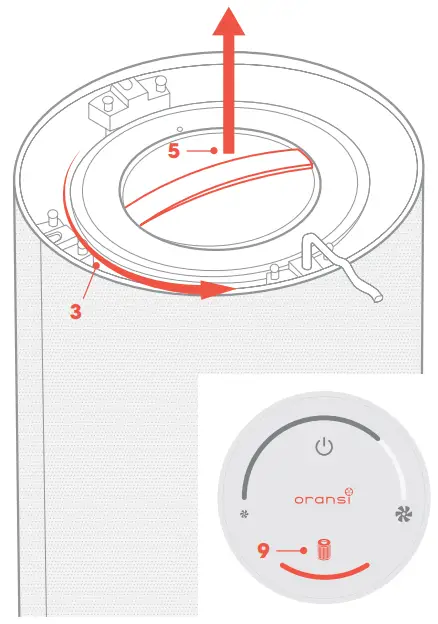 Easy filter replacement