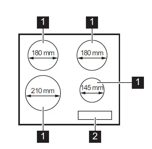 Electrolux LIT604 60cm Induction Hob 6