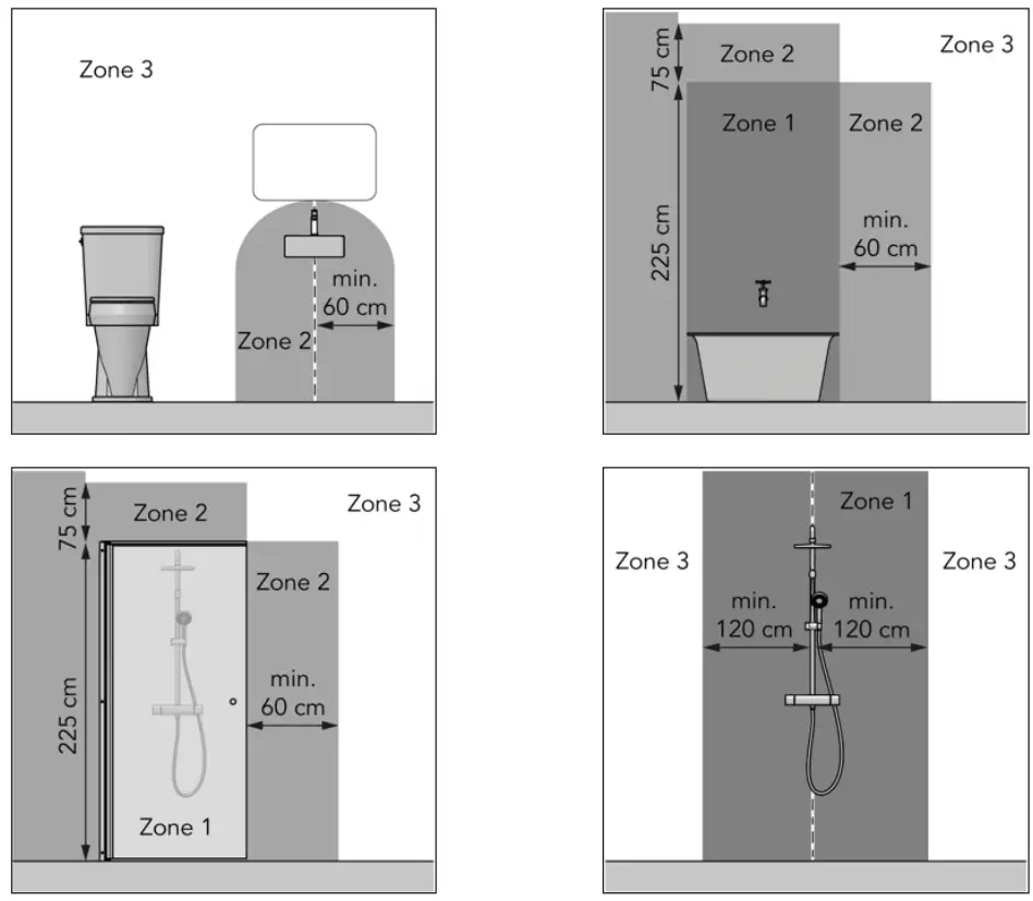 EUROM QH1203 electrical bathroom heater - fig2