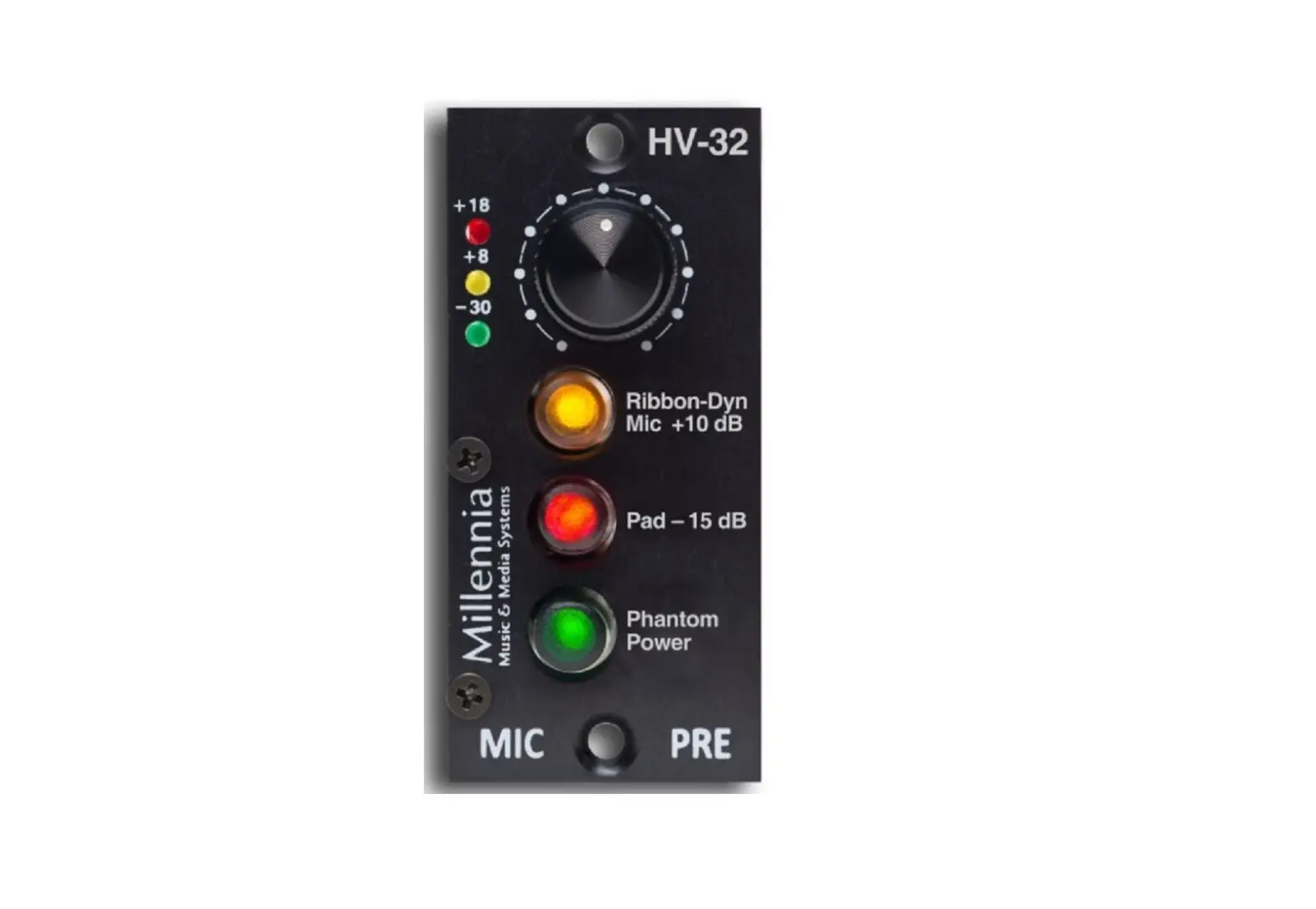 Millennia Hv-32 Single Channel 200 Series Microphone Preamplifier Module User Guide