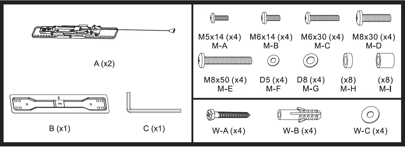 nedis TVWM5130BK Tiltable TV Wall Mount 01