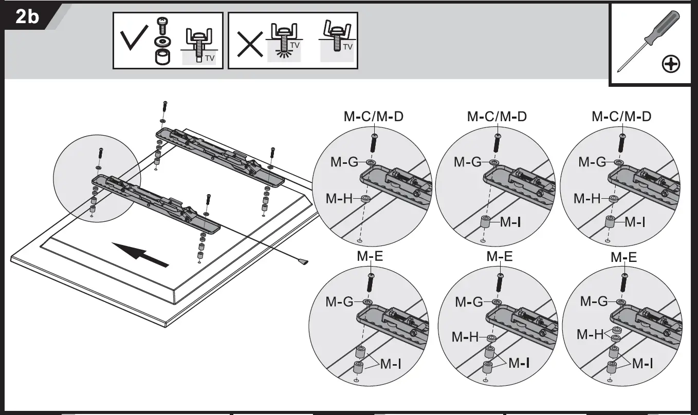 nedis TVWM5130BK Tiltable TV Wall Mount 05