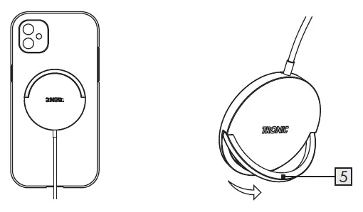 TRONIC-HG09055A-US-Magnetic-Charging-Pad-FIG-2
