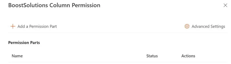 BOOST SOLUTIONS Column Permission App User Guide - In the BoostSolutions Column Permission dialog box