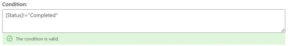 BOOST SOLUTIONS Column Permission App User Guide - The condition expression is composed by 3 parts