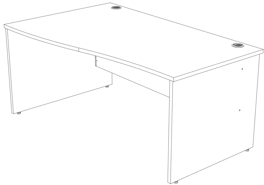 dams MSWL LH Wave Desk -