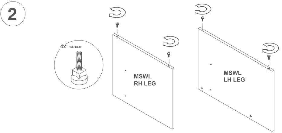 dams MSWL LH Wave Desk - 12