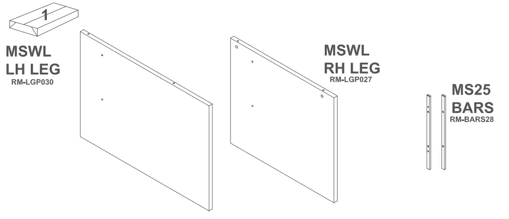 dams MSWL LH Wave Desk - 8