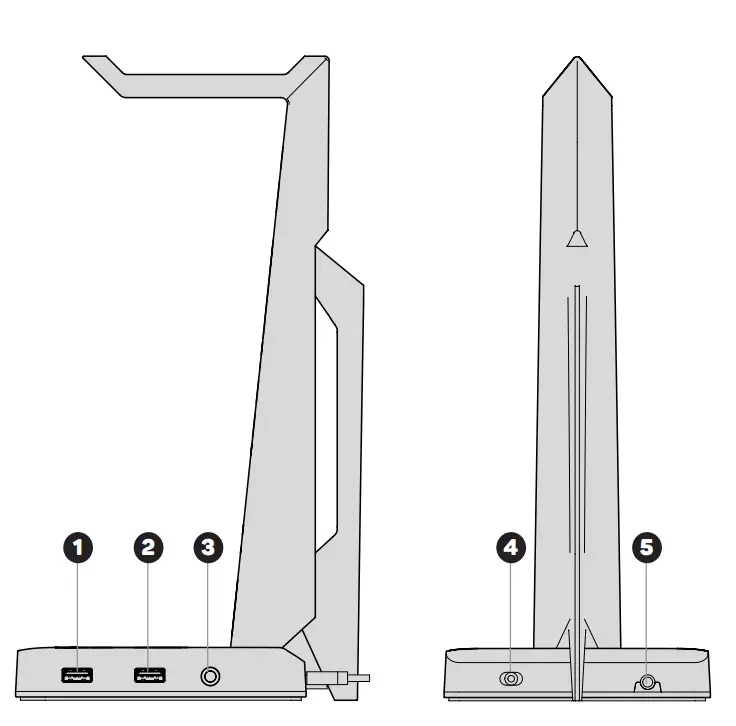 connect IT CHX-3590-BK Neo Headphones Stand - fig
