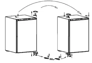 ConServ Compact Refrigerator - Door Reversal Instructions