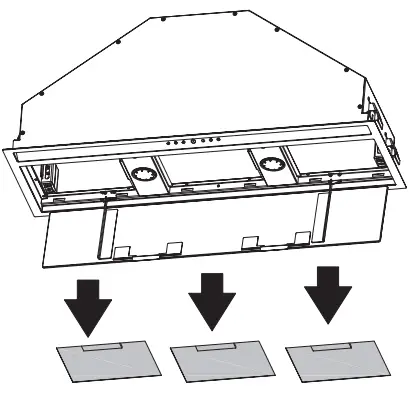 FISHER PAYKEL HP90IHCB3 Built In Integrated Cooker Hood - Fig 15