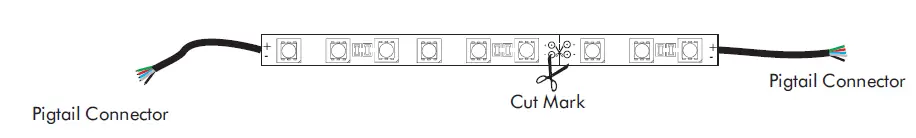 LED WORLD FA60M51-10M-24V-RGBW Long Run RGBW LED Flex Strip fig 7