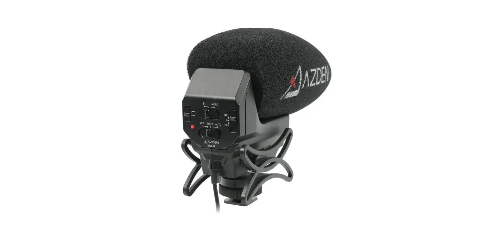 Azden Smx-30 Stereo Mono Switchable Video Microphone User Manual Azden Smx-30 Stereo Mono Switchable Video Microphone User Manual