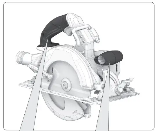 AEG BKS18BL2 190mm Circular Saw fig (12)
